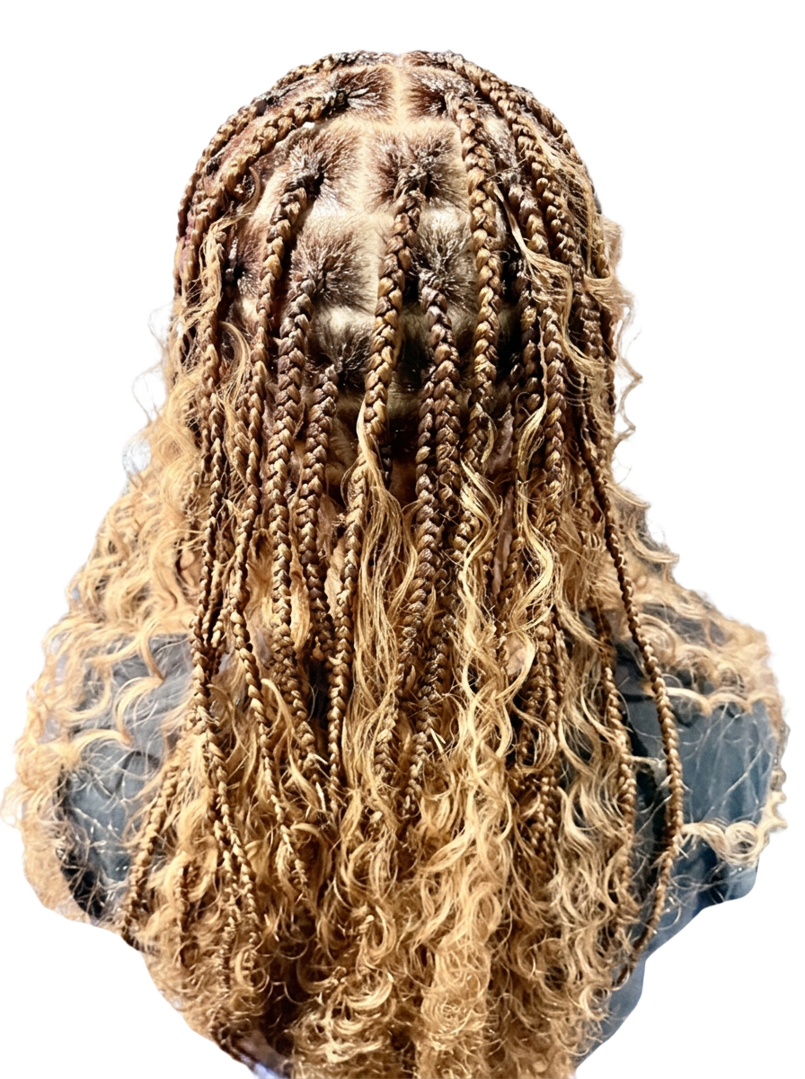 Knotless · Curly Ends