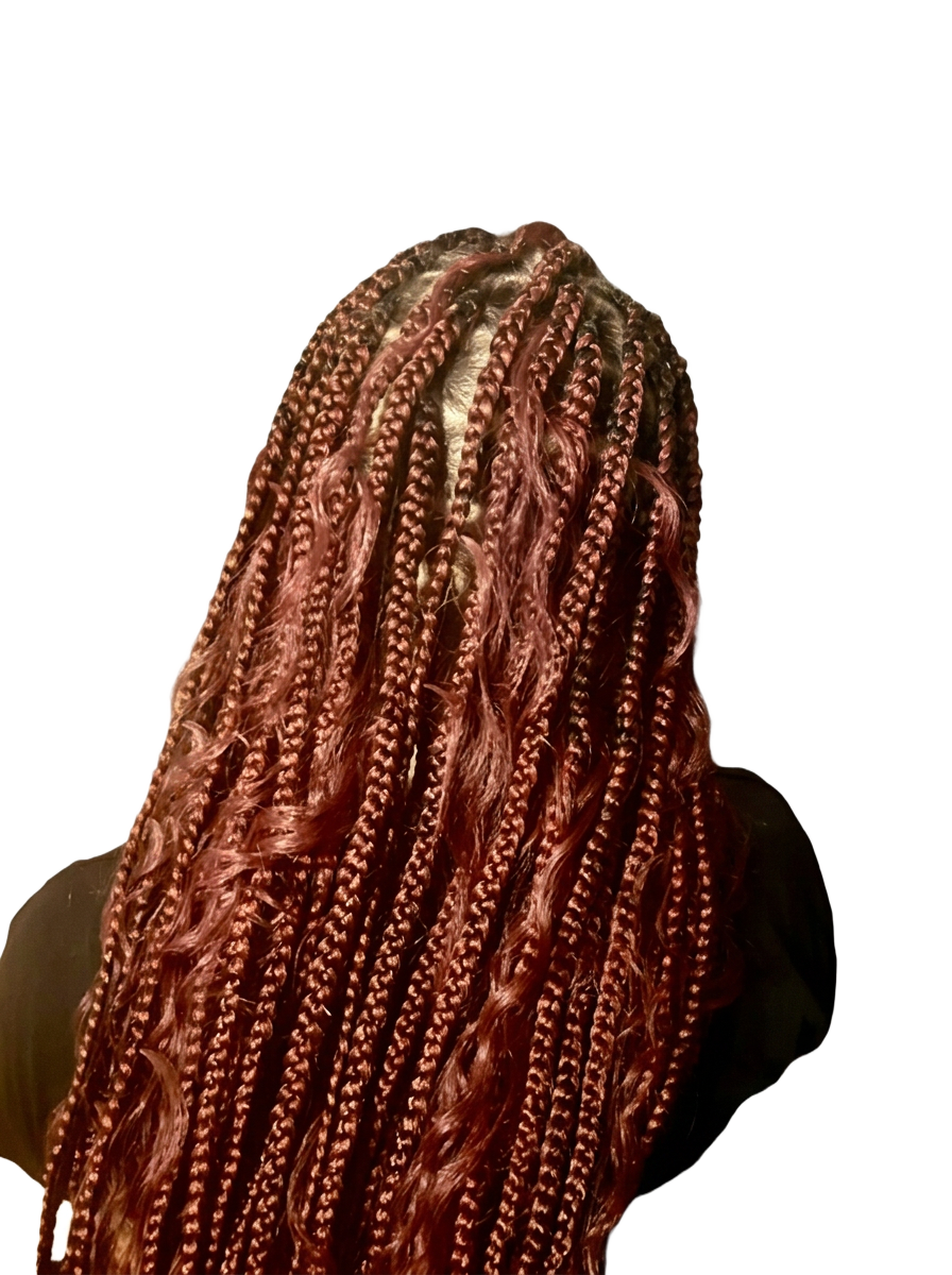 Burgundy Knotless